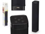 Arte Regal Altavoz Radio Cuadrado Largo USB-AUX-BT-TF Plástico ABS Silicona Poliéster Negro 7 x 39.7 x 7 cm (Set de 6)