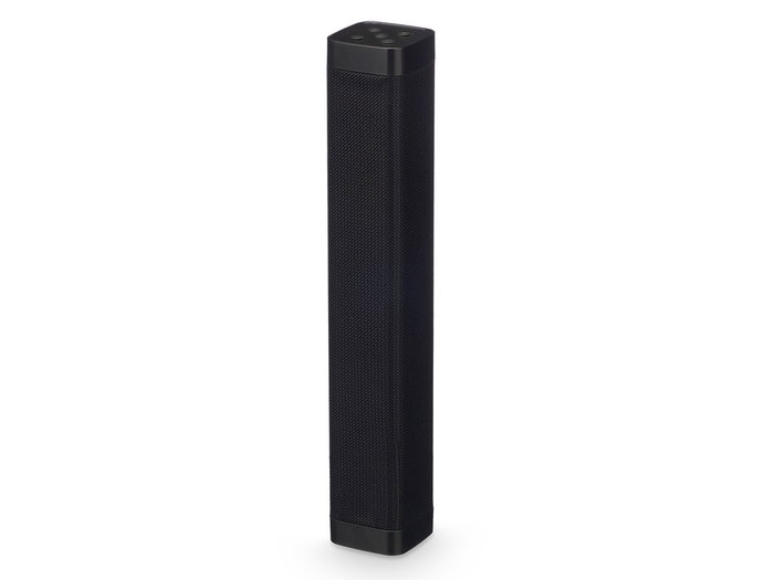 Arte Regal Altavoz Radio Cuadrado Largo USB-AUX-BT-TF Plástico ABS Silicona Poliéster Negro 7 x 39.7 x 7 cm (Set de 6)