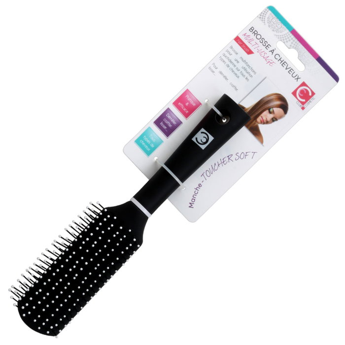 Cosmetic Club Cepillo Pelo Plano Rectangular Colores Surtidos Blanco Azul Fucsia Cosmetic Club Cepillo Pelo Plano Rectangular Colores Surtidos Blanco Azul Fucsia