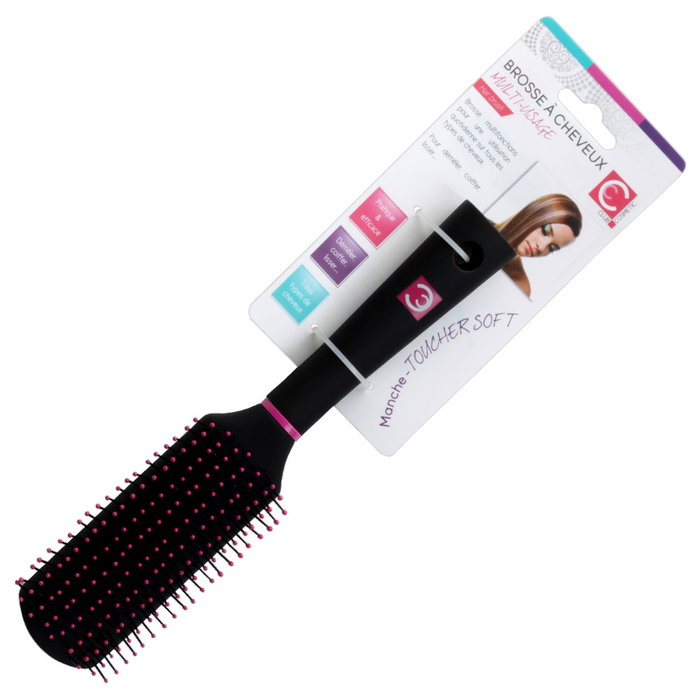 Cosmetic Club Cepillo Pelo Plano Rectangular Colores Surtidos Blanco Azul Fucsia Cosmetic Club Cepillo Pelo Plano Rectangular Colores Surtidos Blanco Azul Fucsia