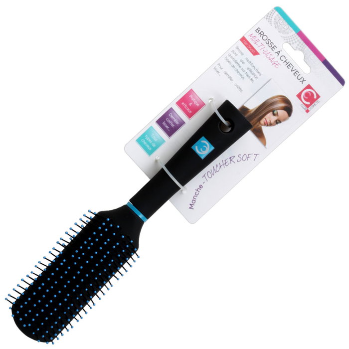 Cosmetic Club Cepillo Pelo Plano Rectangular Colores Surtidos Blanco Azul Fucsia Cosmetic Club Cepillo Pelo Plano Rectangular Colores Surtidos Blanco Azul Fucsia