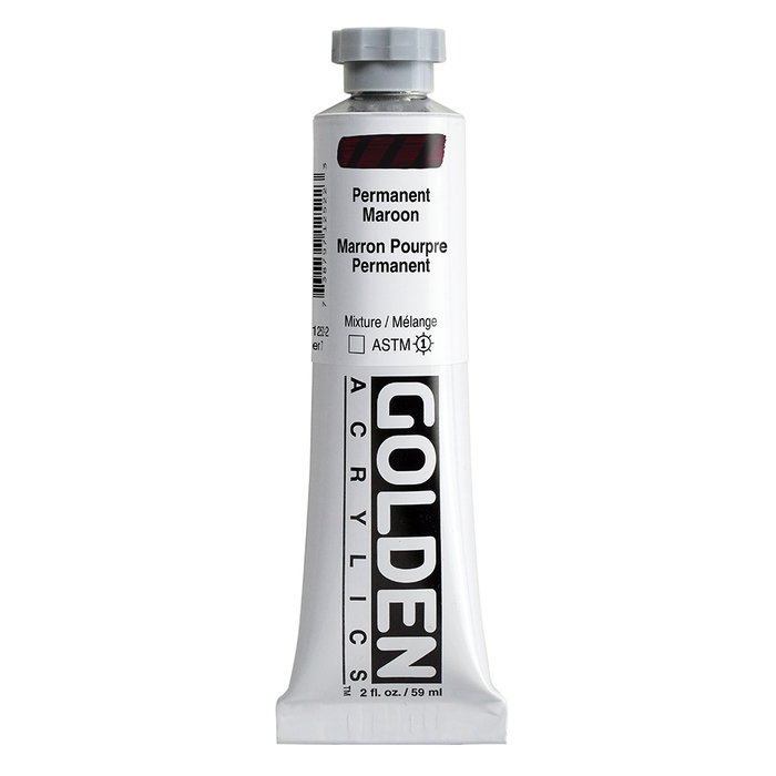 Golden Heavy Body Acrílico Permanente Granate 59 ml Golden Heavy Body Acrílico Permanente Granate 59 ml