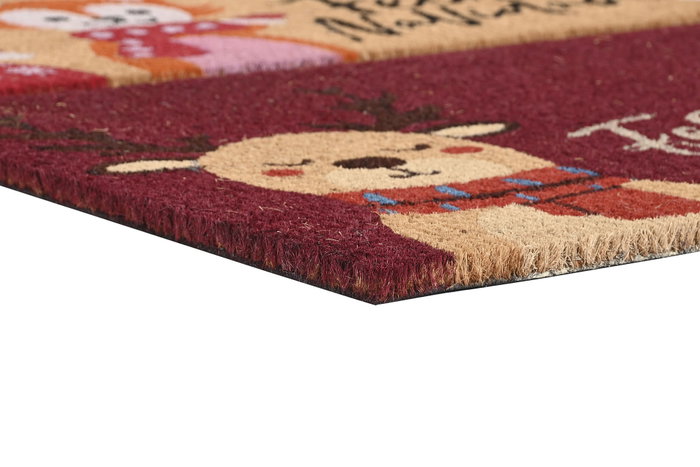 DKD Home Decor Felpudo Navidad Tradicional Rojo Multicolor Fibra Coco PVC 40 x 60 cm (2 Unidades) DKD Home Decor Felpudo Navidad Tradicional Rojo Multicolor Fibra Coco PVC 40 x 60 cm (2 Unidades)