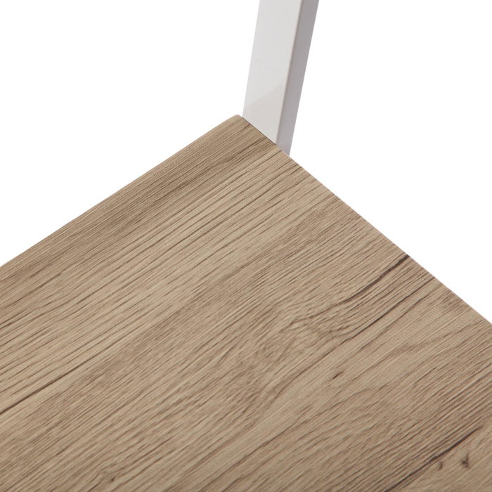 Versa Perchero con Baldas Claro Minimal Madera 45x150x75 cm