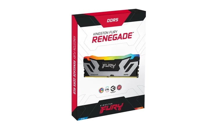 Kingston FURY Renegade RGB 24 GB DDR5 8400 MT/s CL40 CUDIMM - Plata/Negro