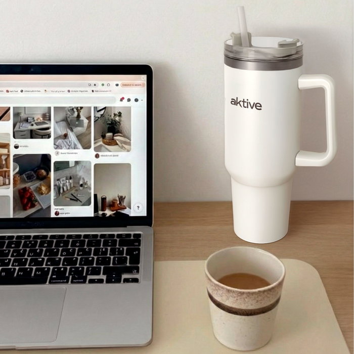 AKTIVE Vaso Térmico de Acero Inoxidable