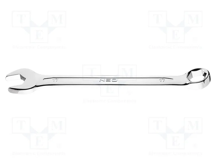 NEO TOOLS Llave plana-estriada de 17mm NEO TOOLS Llave plana-estriada de 17mm