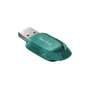 SanDisk Ultra Eco Pendrive USB 3.2 Gen 1 128 GB, Color Verde, Velocidad de Lectura 100 MB/s, Factor de Forma con Cable
