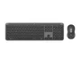 Logitech Signature Slim Combo MK950 - Teclado y Ratón Bluetooth, QWERTZ Alemán, Graphite
