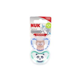 NUK Chupete Space 18-36 Meses Silicona Pack 2 Unidades
