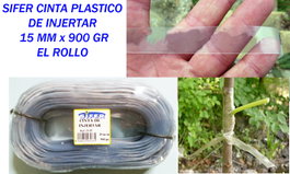 SIFER Cinta Plástico de Injertar 15 mm x 900 g