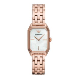 Armani AR11147 con correa oro rosa y esfera gris