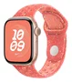 Apple MC2K4ZM/A Correa Nike Sport Band para Apple Watch 40mm 41mm 38mm, Color Naranja Magic Ember, Material Fluoroelastómero Perforado, Talla M/L