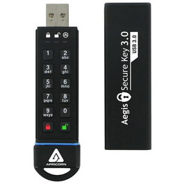 Apricorn Aegis Secure Key 3.0 240GB USB 3.0, 195MB/s Lectura / 162MB/s Escritura, FIPS 140-2 Level 3 Pending, IP-58