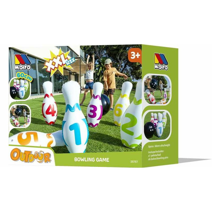 Molto Juego de bolos Bowling XXL de 60 cm