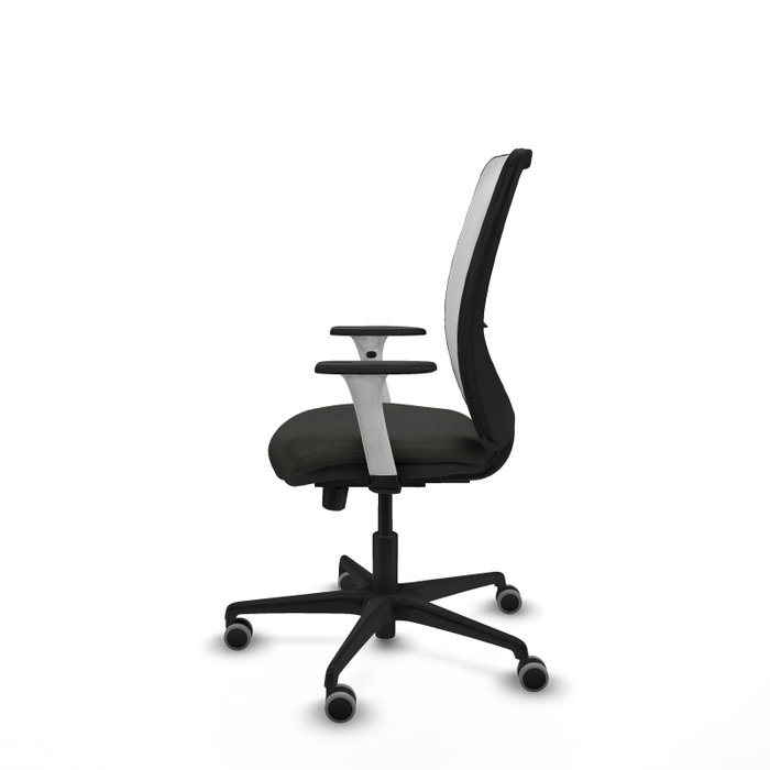 PIQUERAS Y CRESPO Silla de oficina Zulema con mecanismo Sincro/Traslack, Negro y Blanco PIQUERAS Y CRESPO Silla de oficina Zulema con mecanismo Sincro/Traslack, Negro y Blanco