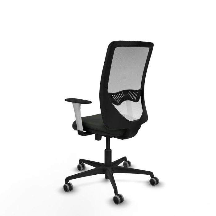 PIQUERAS Y CRESPO Silla de oficina Zulema con mecanismo Sincro/Traslack, Negro y Blanco PIQUERAS Y CRESPO Silla de oficina Zulema con mecanismo Sincro/Traslack, Negro y Blanco