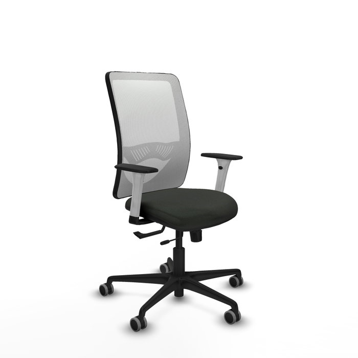 PIQUERAS Y CRESPO Silla de oficina Zulema con mecanismo Sincro/Traslack, Negro y Blanco PIQUERAS Y CRESPO Silla de oficina Zulema con mecanismo Sincro/Traslack, Negro y Blanco
