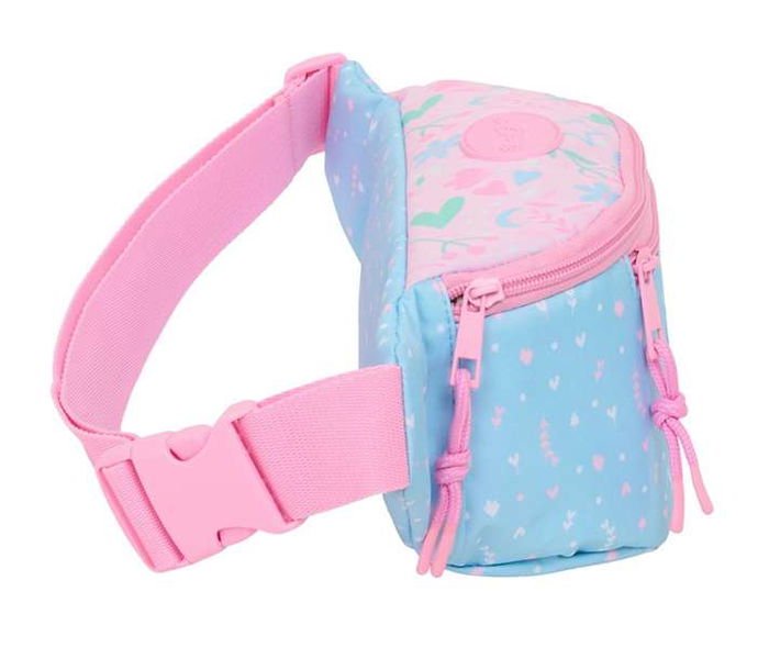 Riñonera BlackFit8 Smile Rosa Azul claro 23 x 12 x 9 cm