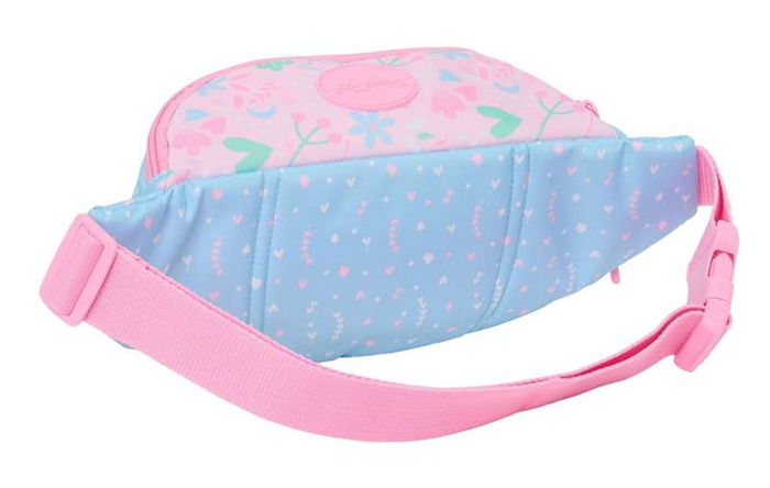 Riñonera BlackFit8 Smile Rosa Azul claro 23 x 12 x 9 cm