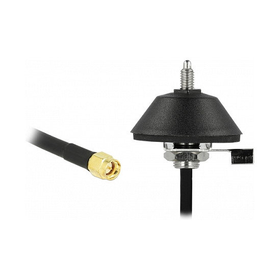 DeLOCK 12582 Antena LTE Omnidireccional 7 dBi con Cable RG-58 de 3m