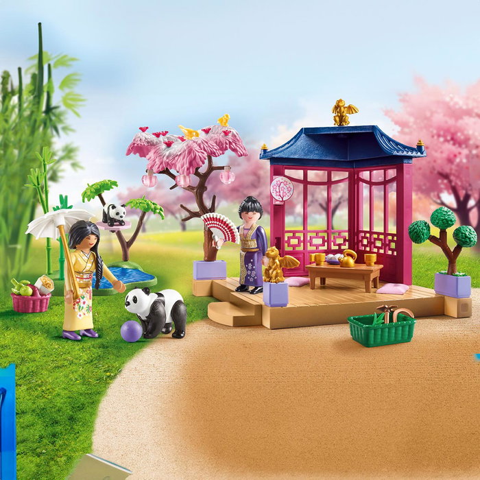 Playmobil Jardín asiático con panda 71762 Playmobil Jardín asiático con panda 71762