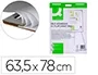 Q-connect Bloc Congreso Papel Autoadhesivo Quita y Pon para Pizarra 63.5x79.2 cm 30 Hojas 70 g/m² Certificado FSC