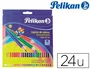 Pelikan Lápices de colores hexagonales, 24 colores surtidos