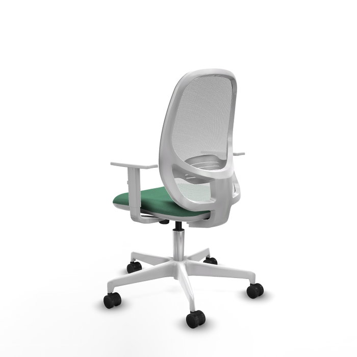 PIQUERAS Y CRESPO Silla de oficina Cilanco, Mecanismo Sincro, Verde esmeralda y Blanco PIQUERAS Y CRESPO Silla de oficina Cilanco, Mecanismo Sincro, Verde esmeralda y Blanco