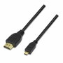 Aisens Cable HDMI Tipo A a Micro HDMI (Tipo D) 0,8m Negro