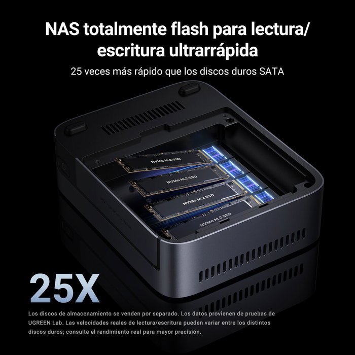 UGREEN DXP480T Plus NAS de 4 bahías con Intel® Core™ i5 y 8 GB DDR5 UGREEN DXP480T Plus NAS de 4 bahías con Intel® Core™ i5 y 8 GB DDR5
