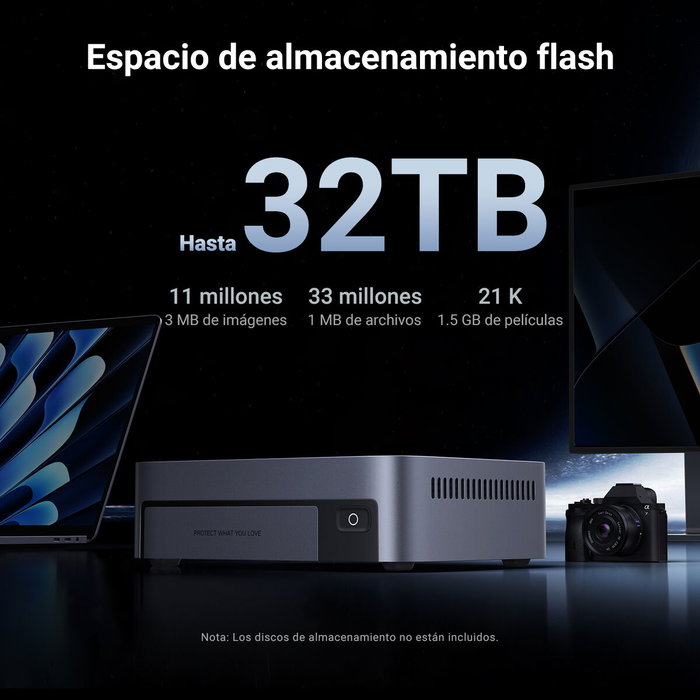 UGREEN DXP480T Plus NAS de 4 bahías con Intel® Core™ i5 y 8 GB DDR5 UGREEN DXP480T Plus NAS de 4 bahías con Intel® Core™ i5 y 8 GB DDR5