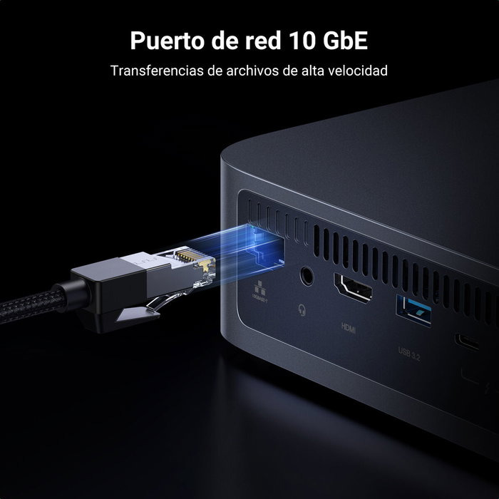 UGREEN DXP480T Plus NAS de 4 bahías con Intel® Core™ i5 y 8 GB DDR5 UGREEN DXP480T Plus NAS de 4 bahías con Intel® Core™ i5 y 8 GB DDR5