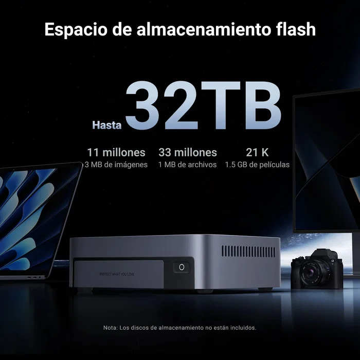 UGREEN DXP480T Plus NAS All-Flash con Intel Core i5 y 8 GB DDR5
