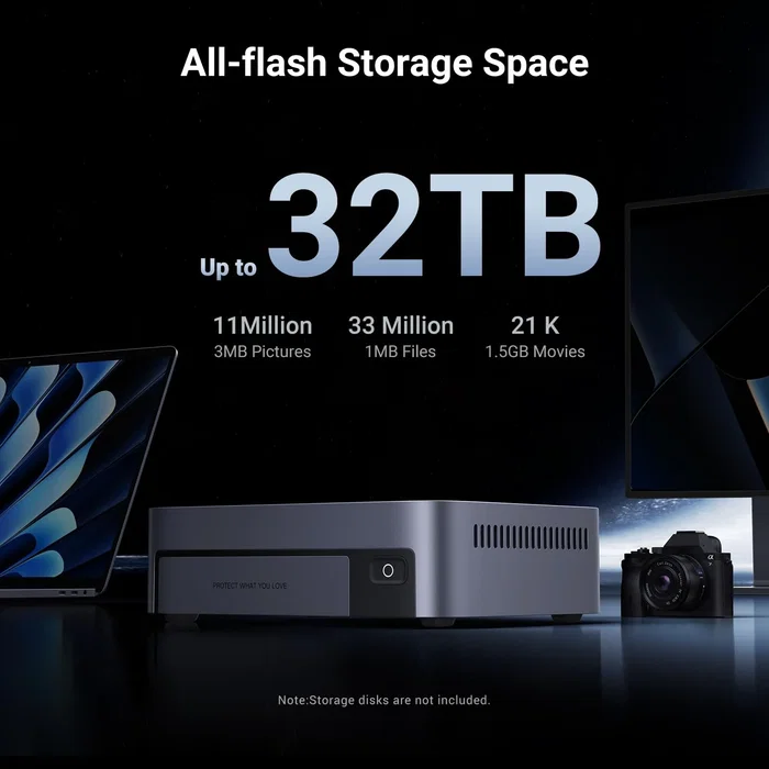 UGREEN DXP480T Plus NAS All-Flash con Intel Core i5 y 8 GB DDR5