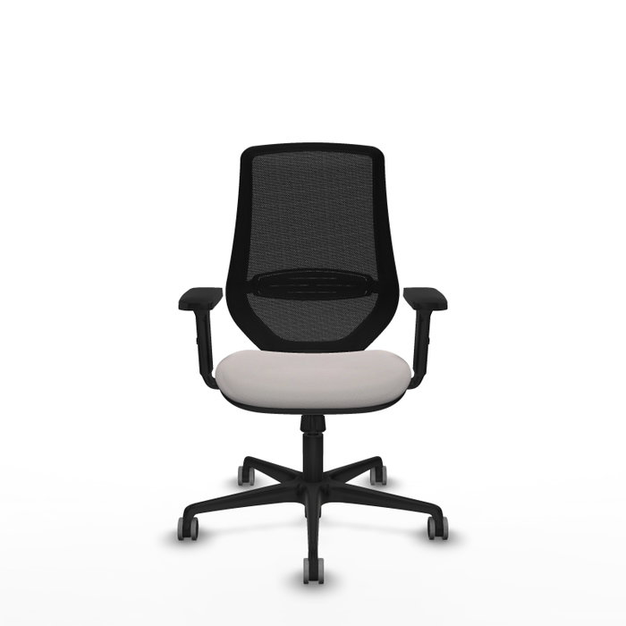 PIQUERAS Y CRESPO Silla de oficina Mardos Blanco y Negro PIQUERAS Y CRESPO Silla de oficina Mardos Blanco y Negro