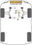 Powerflex EXHAUST SOPORTE CAT SECTION