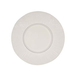 Le coq Plato Doble Cara Relieve Aphros 28 cm (6 Unidades) Colección Aphros en New Bone China