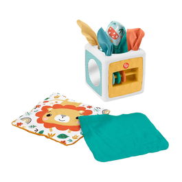 Fisher-Price HML64 Cubo de Actividades con Pañuelos para Bebés +3 Meses