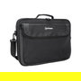 MANHATTAN Cambridge Maletín para Portátil Clamshell 15.6 Pulgadas Negro - Bolsillo para Accesorios, Compartimento para Documentos, Correa Desmontable, 500 g