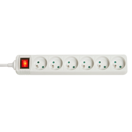 Lindy 73126 Regleta de 6 salidas AC Blanco