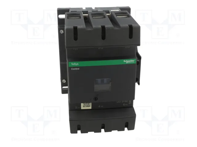 SCHNEIDER ELECTRIC LC1D150F7 Contactor TeSys D 3-polar 150A 110VAC