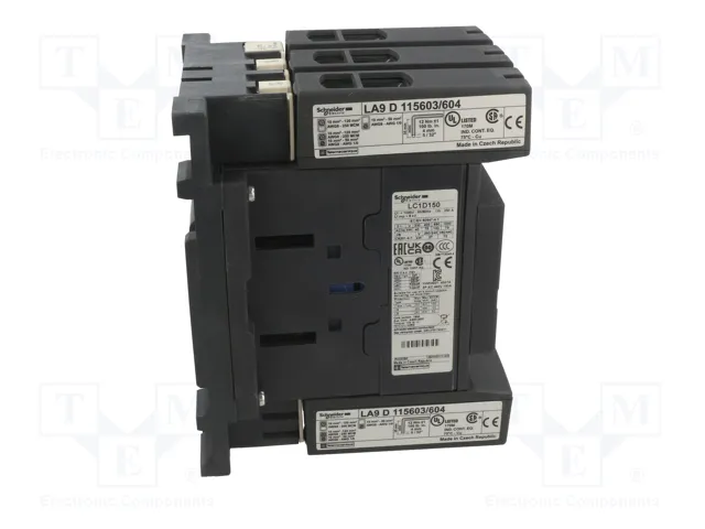SCHNEIDER ELECTRIC LC1D150F7 Contactor TeSys D 3-polar 150A 110VAC