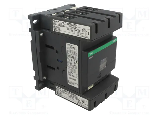 SCHNEIDER ELECTRIC LC1D150F7 Contactor TeSys D 3-polar 150A 110VAC