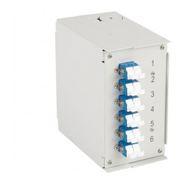 EFB Elektronik EFB Hutschienenbox OS2 G652D con 12x LC Pigtail y 6x LC-Duplex Kupplung