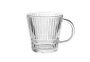 DKD Home Decor Básicos Taza de Cristal Transparente 265 ml (6 Unidades) para Casa, Cocina o Oficina, Apta Lavavajillas