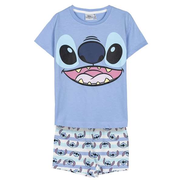 Cerdá Pijama Corto de Stitch para Niños Talla 6 Años Azul