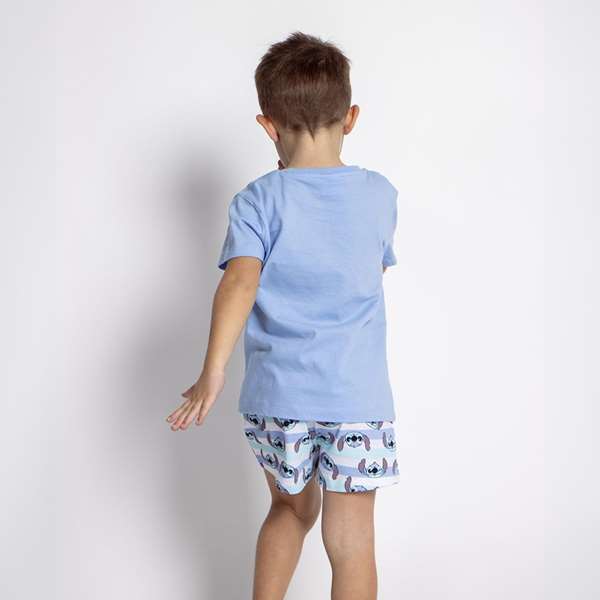 Cerdá Pijama Corto de Stitch para Niños Talla 6 Años Azul