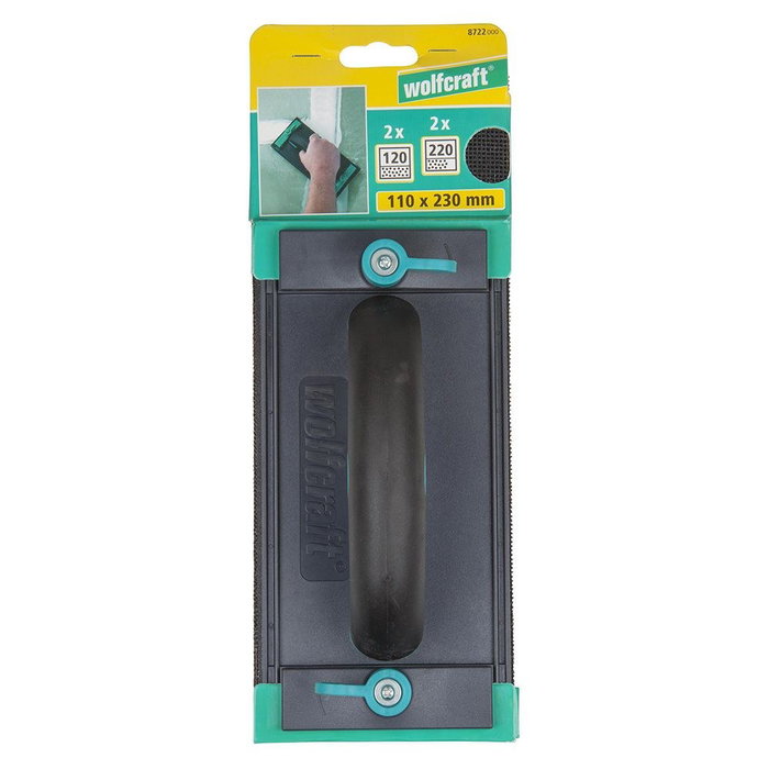 Wolfcraft Juego de lijadora 5 piezas para lijado de placas de yeso