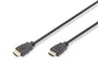 Digitus Cable HDMI High Speed con Ethernet de 2 m, Negro